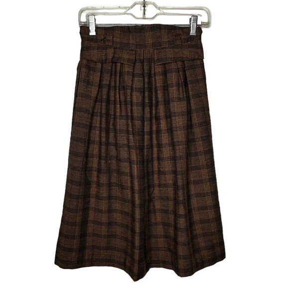 Vintage Ky-Lee Brown Skirt - Picture 1 of 7